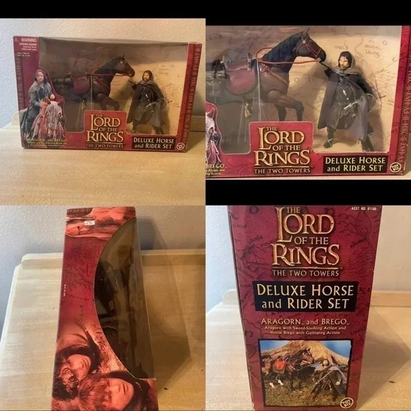 Vintage Lot of 3 Lord of the Rings Deluxe Horse Riders sets. - Picture 7 of 10
